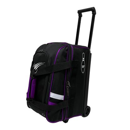 Picture of Eagle VIP 2-Ball Rolling Bag - Black/Purple